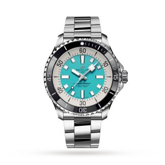 Damskie szwajcarskie repliki zegarków Breitling Superocean Automatic 44 Zegarek ze stali nierdzewnej Stal nierdzewna A17376211L2A1