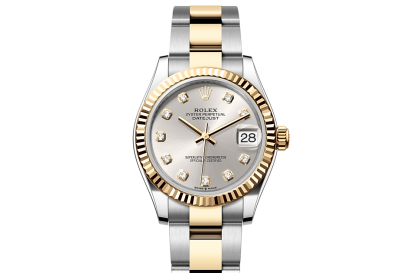 Męskie szwajcarskie repliki zegarków Rolex Datejust 31 Stal ostrygowa i żółte złoto M278273-0019