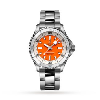 Najlepsze repliki zegarków UK Breitling Superocean Automatic 36 Zegarek ze stali nierdzewnej Stal nierdzewna A17377211O1A1