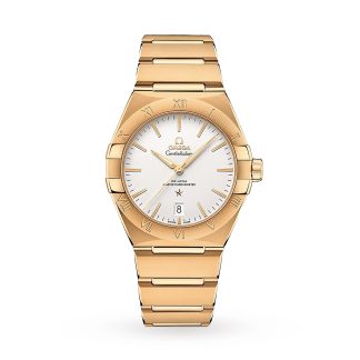 Najlepsze repliki zegarków UK Omega Constellation 39mm Żółte złoto Żółte złoto O13150392002002