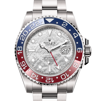 Najlepsze repliki zegarków w Wielkiej Brytanii Rolex GMT-Master II białe złoto M126719BLRO-0002