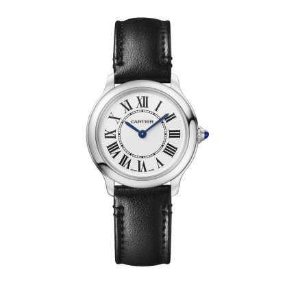 Najlepsze szwajcarskie repliki Cartier Ronde Must De Cartier Zegarek 29mm Wysoki autonomiczny mechanizm kwarcowy (ok. 8 lat) Stalowa sztuczna skóra WSRN0030