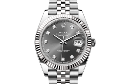 Najlepsze szwajcarskie repliki Rolex Datejust 41 Stal ostrygowa i białe złoto M126334-0006