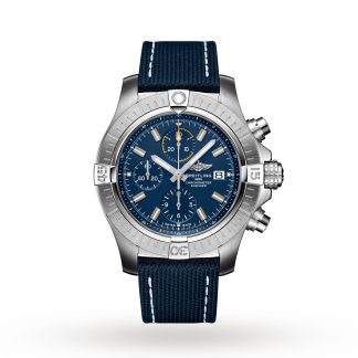 Replika nadgarstka Breitling Avenger Chronograph 45 Zegarek ze stali nierdzewnej Skóra A13317101C1X2