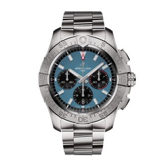 Replika nadgarstka Breitling Avenger Chronograph B01 44mm Zegarek męski Niebieski Stal szlachetna Stal szlachetna AB0147101C1A1