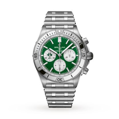 Replika nadgarstka Breitling Chronomat B01 42 Six Nations Limited Edition Ireland Zegarek ze stali nierdzewnej AB0134A91L1A1