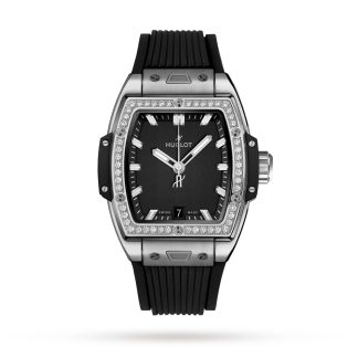 Replika nadgarstka Hublot Spirit Of Big Bang Diamonds 39mm Zegarek damski Guma 662.NX.1170.RX.1204