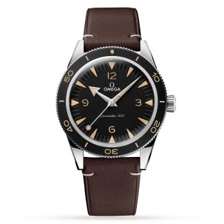 Replika nadgarstka Omega Seamaster 300 Co-Axial Master Chronometer 41mm Zegarek męski Skóra cielęca O23432412101001