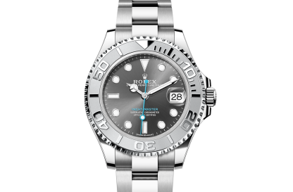 Replika nadgarstka Rolex Yacht-Master 37 Stal ostrygowa i platyna M268622-0002