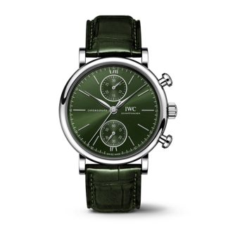 Replika nadgarstka Zegarek męski IWC Portofino Chronograph 39 mm Aligator IW391405