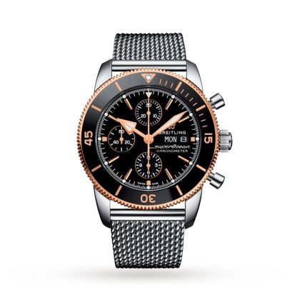 Repliki zegarków vs prawdziwe Breitling Superocean Heritage Chronograph 44 Zegarek ze stali nierdzewnej Stal nierdzewna U13313121B1A1