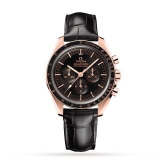 Super klon zegarków 1:38 Omega Speedmaster Moonwatch Professional Co-Axial Chronometer 42mm Zegarek męski Skóra cielęca O31063425001001