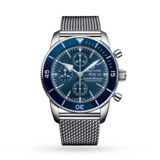 Super klon zegarków 1:45 Breitling Superocean Heritage Chronograph 44 Zegarek ze stali nierdzewnej Stal nierdzewna A13313161C1A1