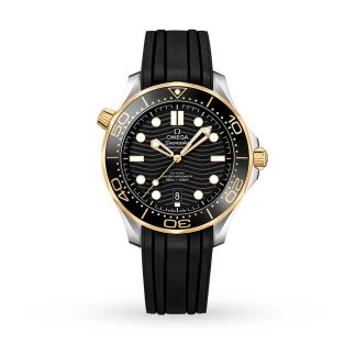 Super podróbki zegarków 1:35 Zegarek męski Omega Seamaster Diver 300 Co-Axial Rubber O21022422001001