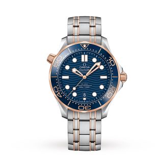 Super repliki zegarków 1:35 Omega Seamaster Diver 300 Co-Axial Zegarek Męski Stal Nierdzewna O21020422003002