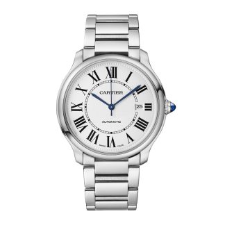 Szwajcarskie repliki zegarków cena Cartier Ronde Must De Cartier Zegarek 40mm Mechaniczny mechanizm z automatycznym naciągiem Stalowy WSRN0035