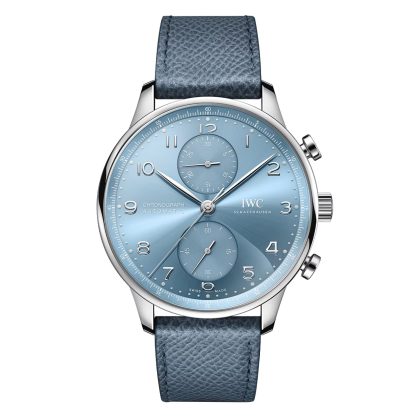 Szwajcarskie repliki zegarków cena IWC Portugieser Chronograph 41 Blue Horizon Calfskin IW371626