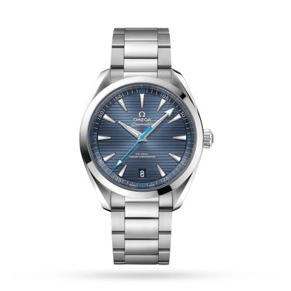 Szwajcarskie repliki zegarków tanie Omega Seamaster Aqua Terra Co-Axial Master Chronometer 41mm stal nierdzewna O22010412103002