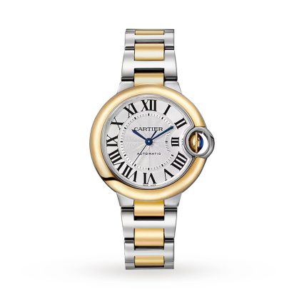 Szwajcarskie repliki zegarków tanie Zegarek Cartier Ballon Bleu De Cartier 33 mm z automatycznym naciągiem