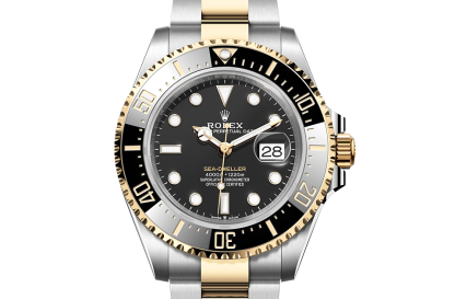 Zegarki-klony 1:2 Rolex Sea-Dweller Stal ostrygowa i żółte złoto M126603-0001