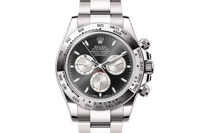 Zegarki-klony 1:3 Rolex Cosmograph Daytona białe złoto M126509-0001