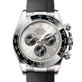 fałszywy luksus Rolex Cosmograph Daytona białe złoto M126519LN-0006