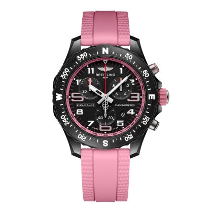 gorąca sprzedaż luksusu Breitling Endurance Pro 38mm Zegarek Unisex Różowy Kauczuk X83310D41B1S1