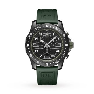 gorąca sprzedaż luksusu Breitling Endurance Pro 44 Zielony Zegarek Kauczuk X82310D31B1S1