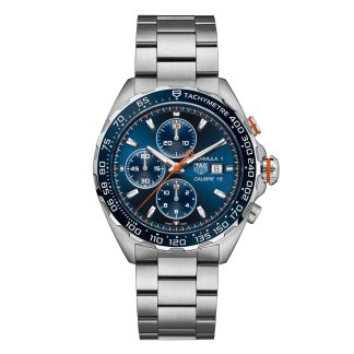 gorąca sprzedaż luksusu TAG Heuer Formula 1 Chronograph 44mm Zegarek męski Niebieski Stal nierdzewna CAZ201G.BA0876