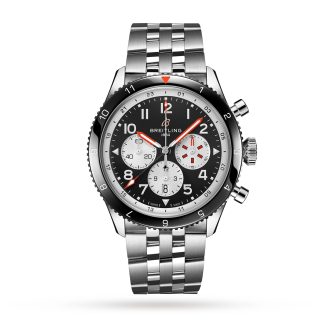 hurtowy luksus Breitling Super AVI B04 Chronograph GMT 46 Mosquito Zegarek ze stali nierdzewnej YB04451A1B1A1