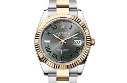 hurtowy luksus Rolex Datejust 41 Stal ostrygowa i żółte złoto M126333-0019