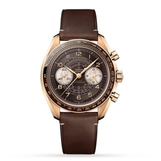 hurtowy projektant Omega Speedmaster Chronoscope Co-Axial Master Chronometer Chronograph 43 MM Leather O32992435110001