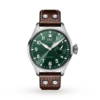 kopie tanie ebay Skórzany zegarek męski IWC Big Pilots 46 mm IW501015