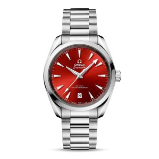 kupić luksus Omega Seamaster Aqua Terra 150m Co-Axial Master Chronometer 38mm Zegarek Unisex Terracotta Red Stal nierdzewna O22010382013003