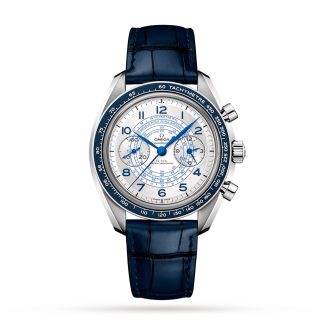 kupić luksus Omega Speedmaster Chronoscope Co-Axial Master Chronometer Chronograph 43mm Leather O32933435102001