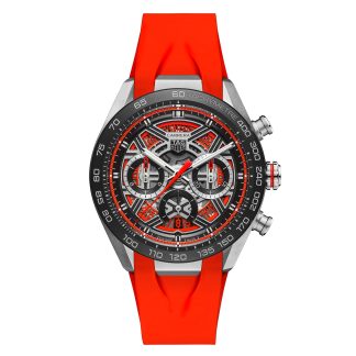 kupić luksus TAG Heuer Carrera Chronograph Extreme Sport 44mm Zegarek męski Czerwona guma CBU2082.FT6275