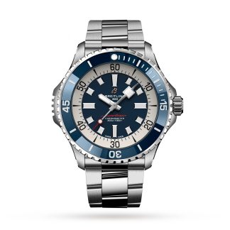 kupić projektanta Breitling Superocean Automatic 46 Zegarek ze stali nierdzewnej Stal nierdzewna A17378E71C1A1