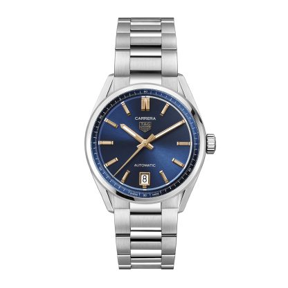 kupić projektanta Zegarek TAG Heuer Carrera Date 36 mm Unisex Deep Blue ze stali nierdzewnej WBN2311.BA0001