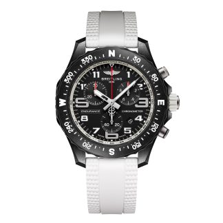 luksus wysokiej jakości Breitling Endurance Pro 38mm Zegarek Unisex Biały Kauczuk X83310A71B1S1