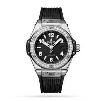 luksus wysokiej jakości Hublot Big Bang One Click Steel Diamonds 33mm Zegarek Guma 485.SX.1170.RX.1204