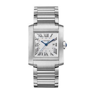 luksusowa replika Cartier Tank Française Zegarek Duży Model Automatyczny Mechaniczny Mechanizm Stal Stal WSTA0067