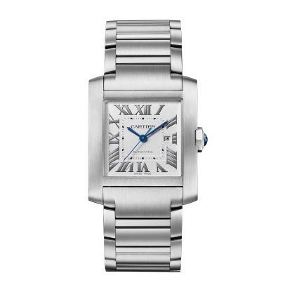 luksusowa replika Cartier Tank Française Zegarek Duży Model Automatyczny Mechaniczny Mechanizm Stal Stal WSTA0067