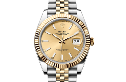 moda luksus Rolex Datejust 41 Stal ostrygowa i żółte złoto M126333-0010