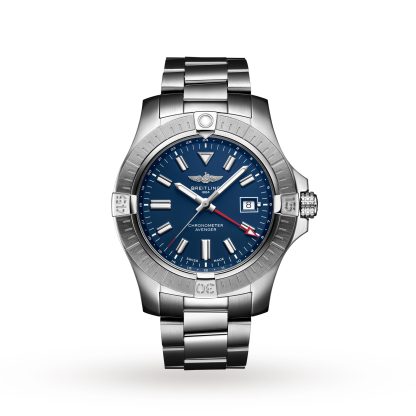 moda luksusowa Breitling Avenger Automatic GMT 45 Zegarek ze stali nierdzewnej Stal nierdzewna A32395101C1A1