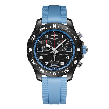 moda luksusowa Breitling Endurance Pro 38mm Zegarek Unisex Niebieski Kauczuk X83310281B1S1