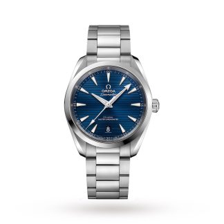 moda luksusowa Omega Seamaster Aqua Terra 150M Zegarek męski z niebieską tarczą i automatycznym mechanizmem współosiowym 38 mm