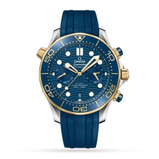 moda luksusowa Omega Seamaster Diver Co-Axial Chronograph 44mm Zegarek męski Guma O21022445103001