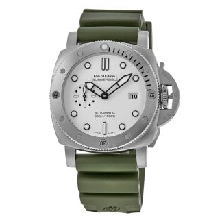 moda luksusowa Panerai Submersible 44mm Zegarek męski Guma PAM01595