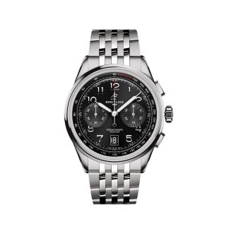 podrobiony projektant Breitling Premier B01 Chronograph 42mm Zegarek Męski Czarny Stal Nierdzewna AB0145221B1A1