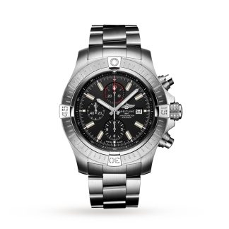 podrobiony projektant Breitling Super Avenger Chronograph 48 Zegarek ze stali nierdzewnej Stal nierdzewna A13375101B1A1